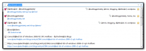All Autocomplete details shown with Delicious addon disabled