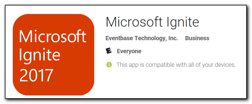 Microsoft Ignite app on the Google play store. Would you trust this app?