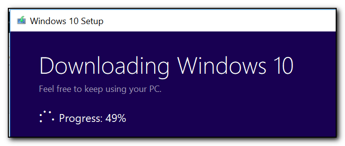 Installing Windows 10 Fall Creators Update 